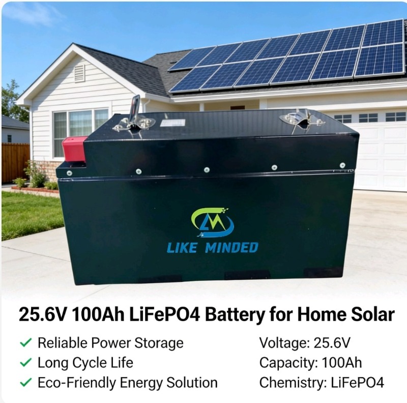 25.6V 104Ah Deep Cycle Battery